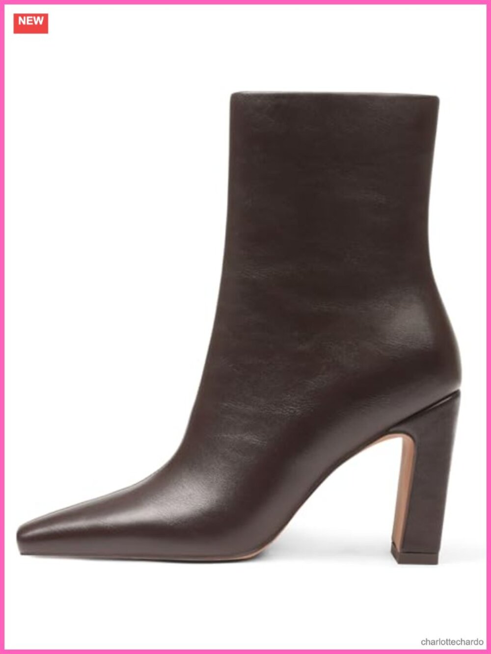 Square Toe Chunky Heeled Ankle Boots Faux Leather Block Heel Women Zip 2026